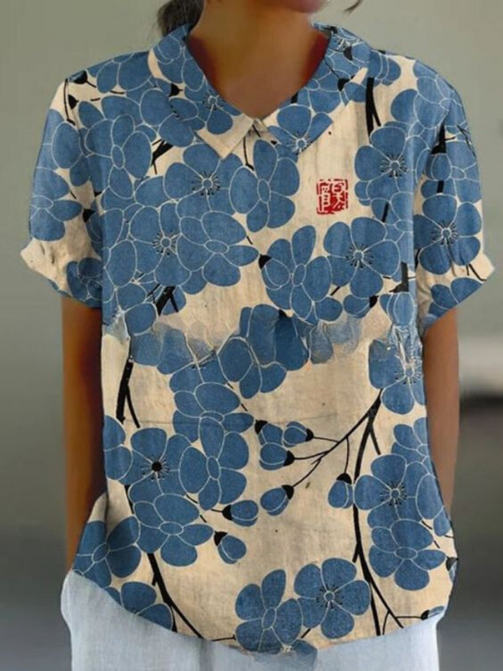 Structured Cotton Poplin Shirt for Women