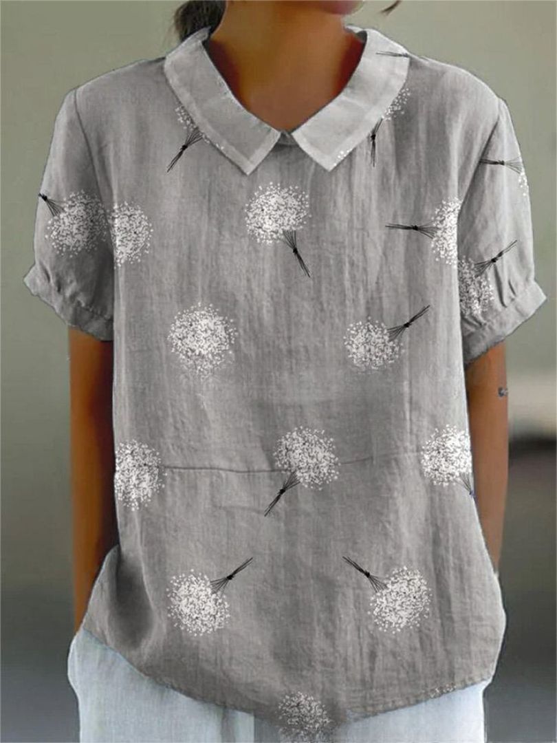 Structured Cotton Poplin Shirt for Women