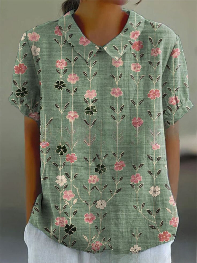 Structured Cotton Poplin Shirt for Women