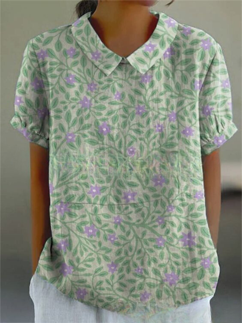Structured Cotton Poplin Shirt for Women