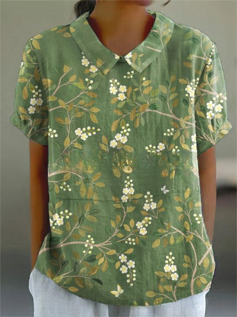 Structured Cotton Poplin Shirt for Women