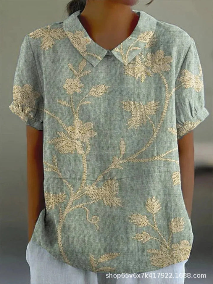 Structured Cotton Poplin Shirt for Women
