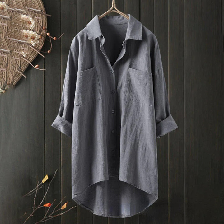 Elegant Long-Sleeve Blouse for Women