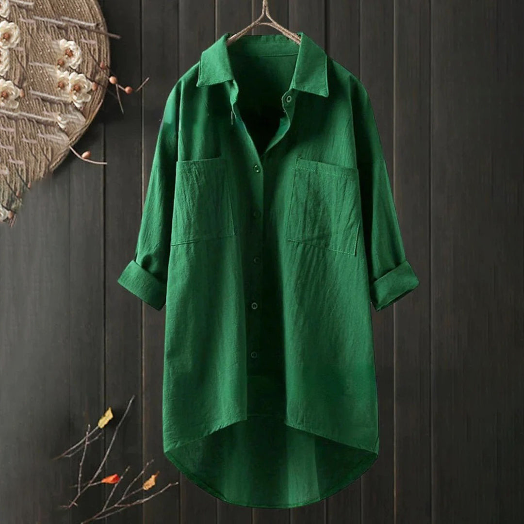 Elegant Long-Sleeve Blouse for Women