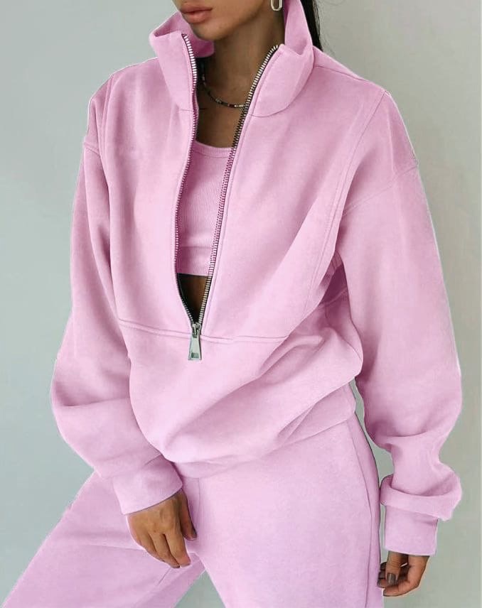 Cozy Fleece Lounge Set for Relaxation