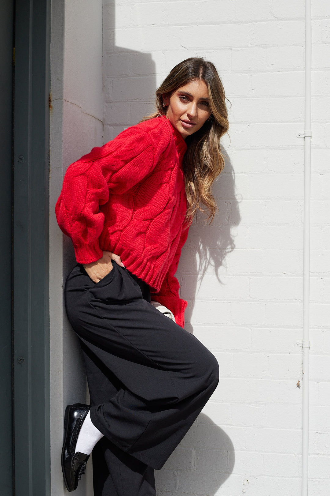 Hadi Knit - Red