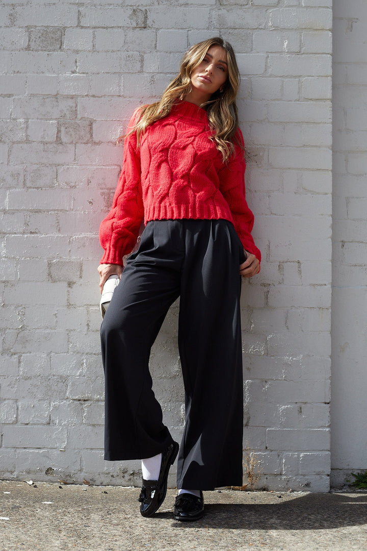 Hadi Knit - Red