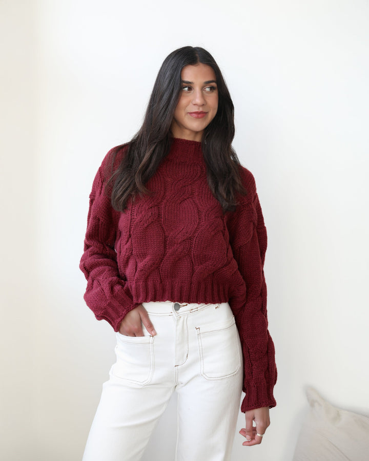 Hadi Knit - Wine