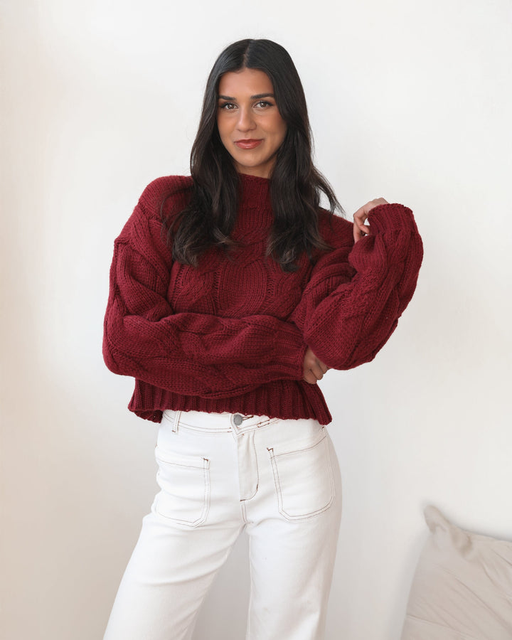 Hadi Knit - Wine