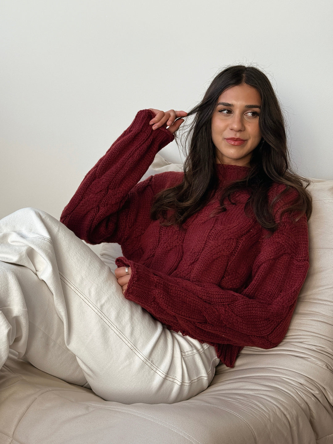 Hadi Knit - Wine