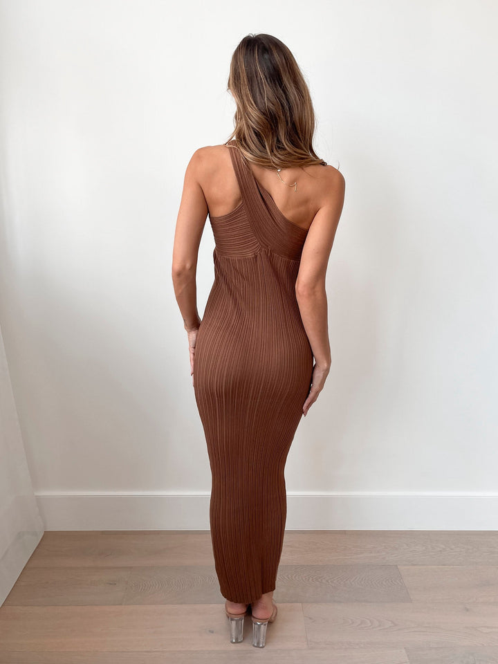 Hellen Knit Dress - Light Chocolate