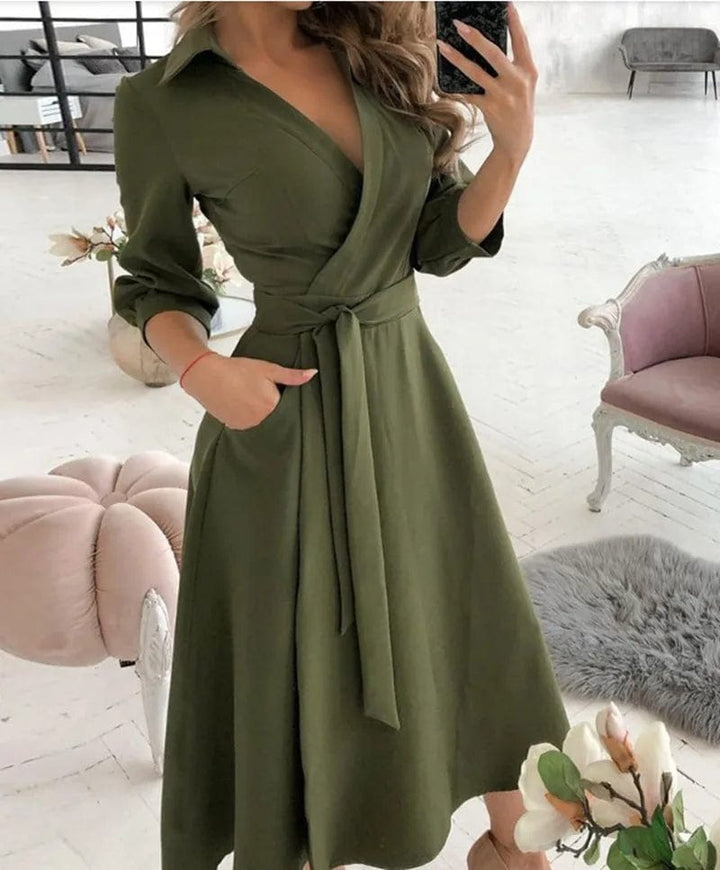 Elegant Women's Midi Dress for Formal Events