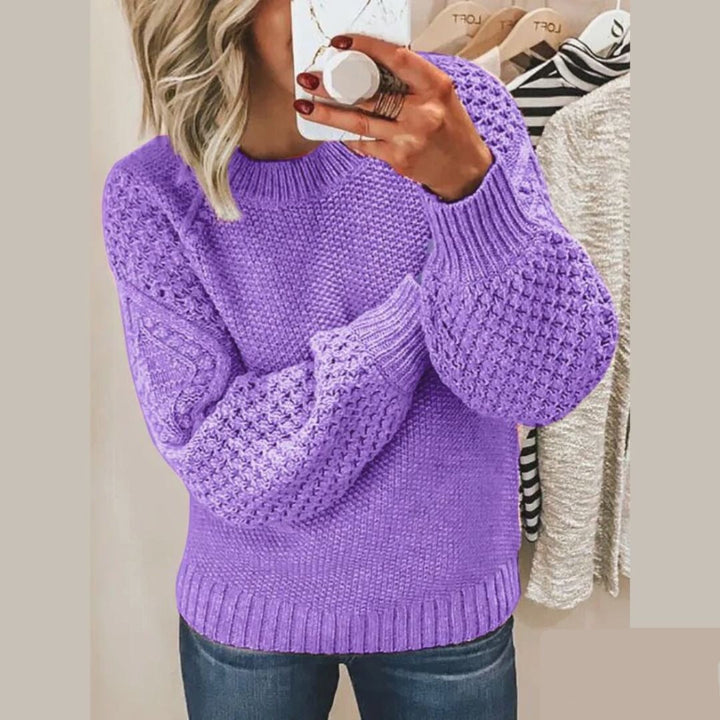 Women's cozy knit sweater
