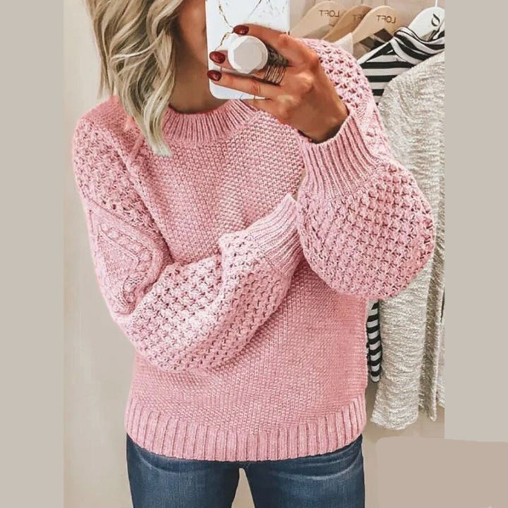 Women's cozy knit sweater