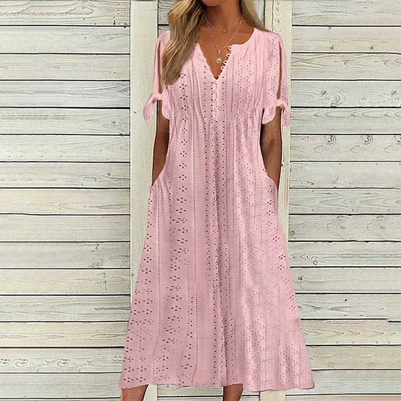 Charming Dress with Airy Light Design