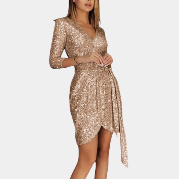 Elegant Sparkle Evening Dress
