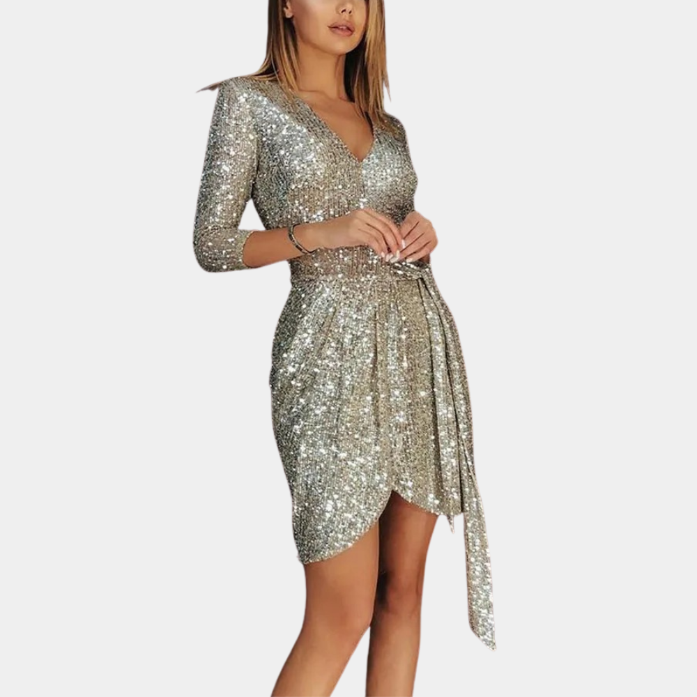 Elegant Sparkle Evening Dress