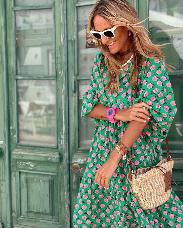 Lightweight Floral Dress for Sunny Days
