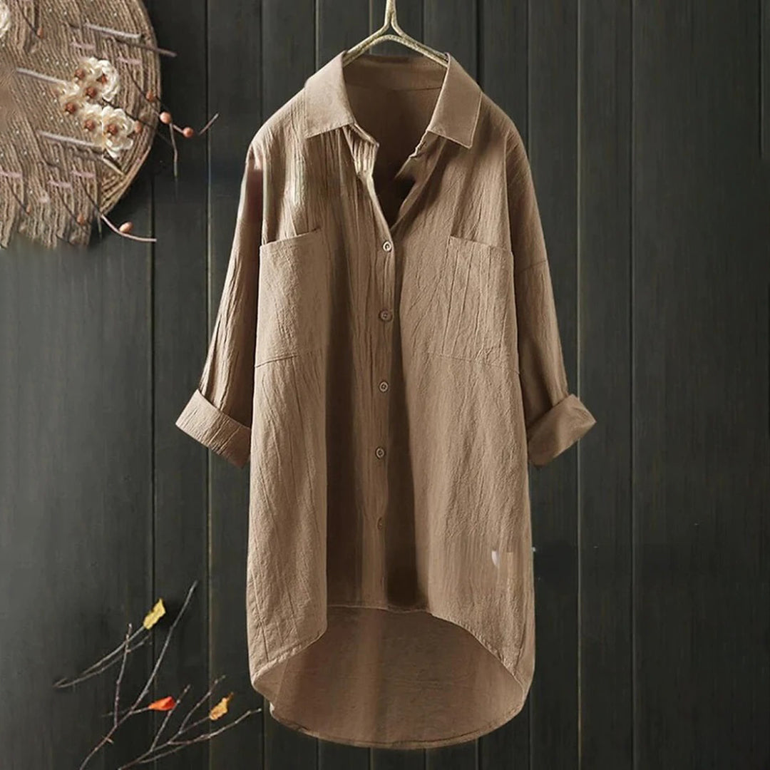 Elegant Long-Sleeve Blouse for Women