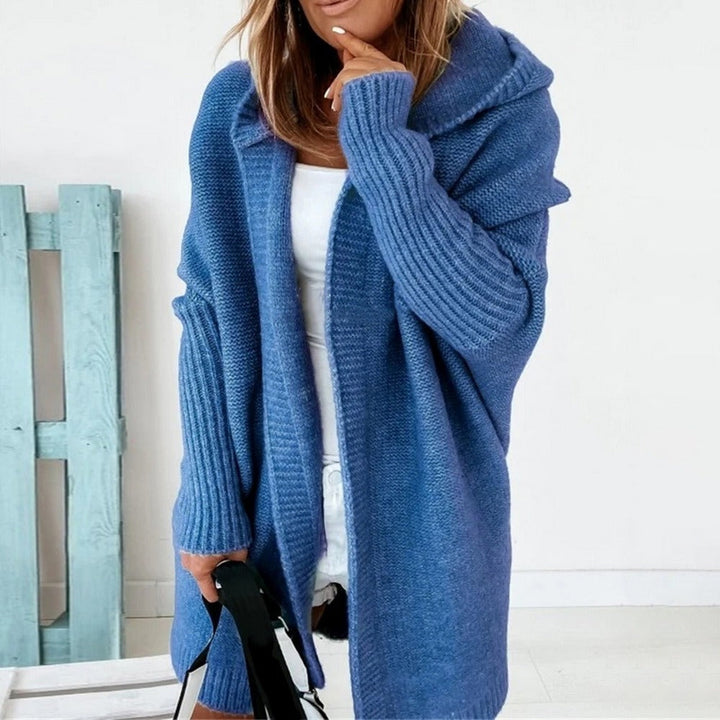 Winter hooded sweater for women