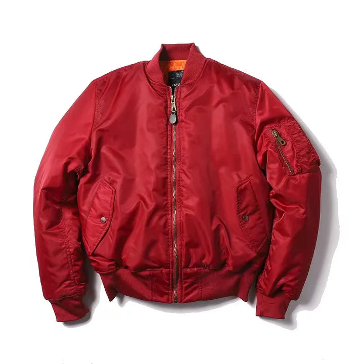 Women's classic pink bomber jacket for a trendy look