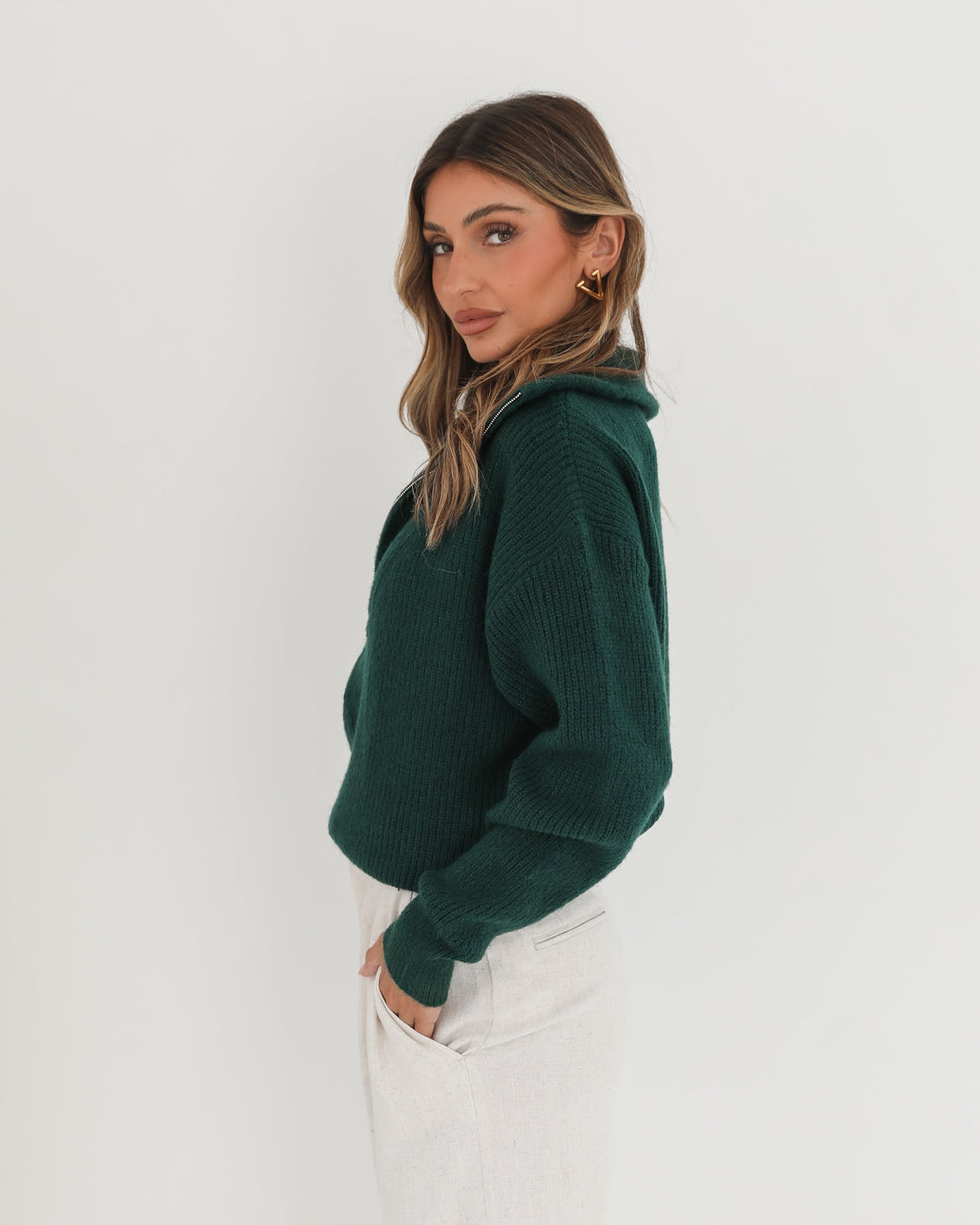 Merete Knit - Dark Green
