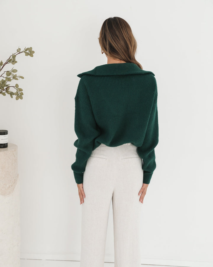 Merete Knit - Dark Green