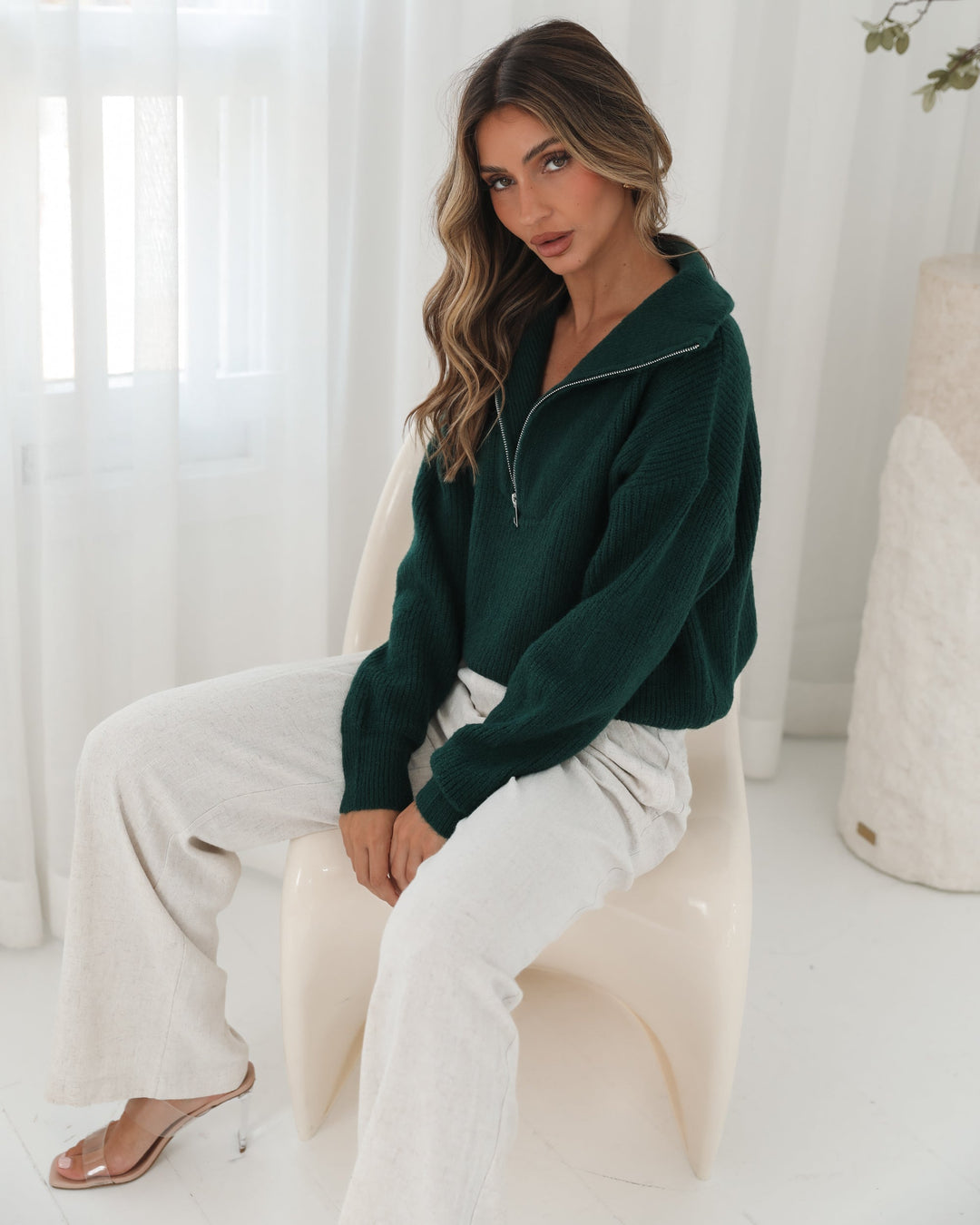 Merete Knit - Dark Green