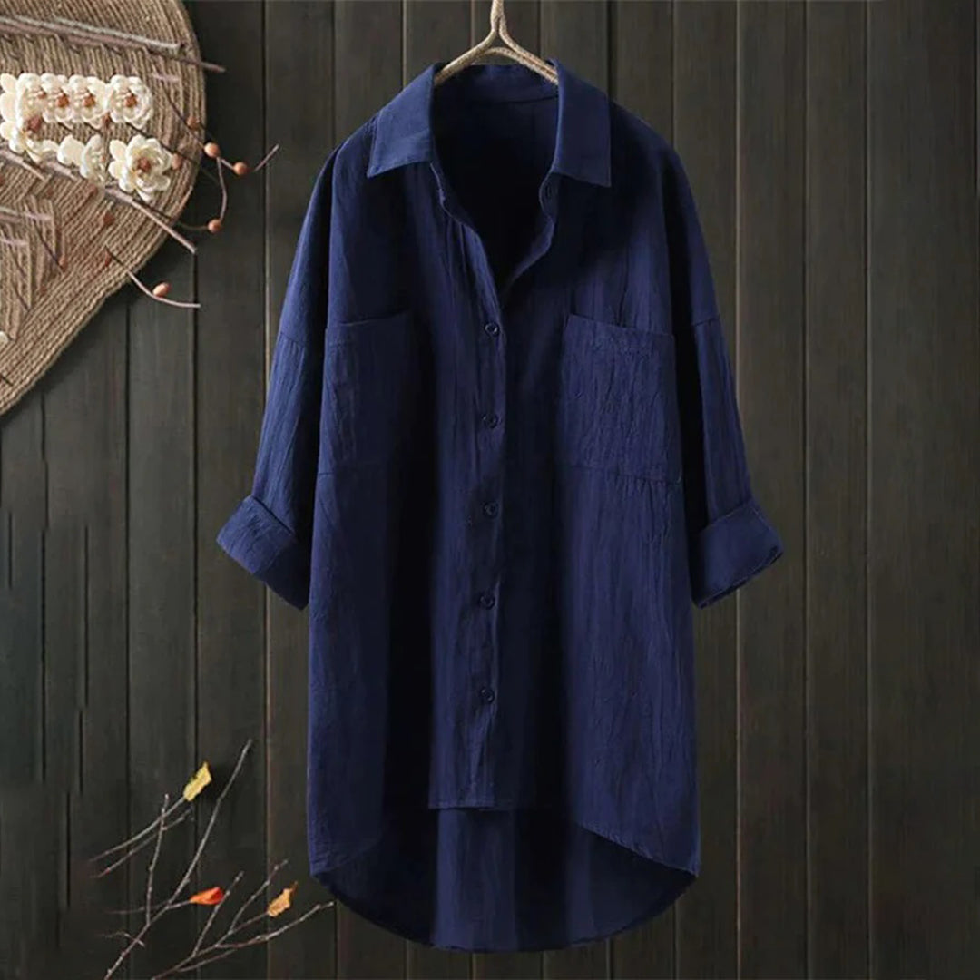 Elegant Long-Sleeve Blouse for Women