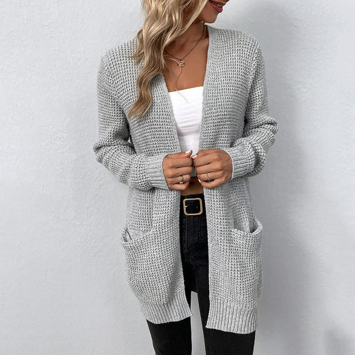 Women's knit open-front cardigan for ultimate comfort