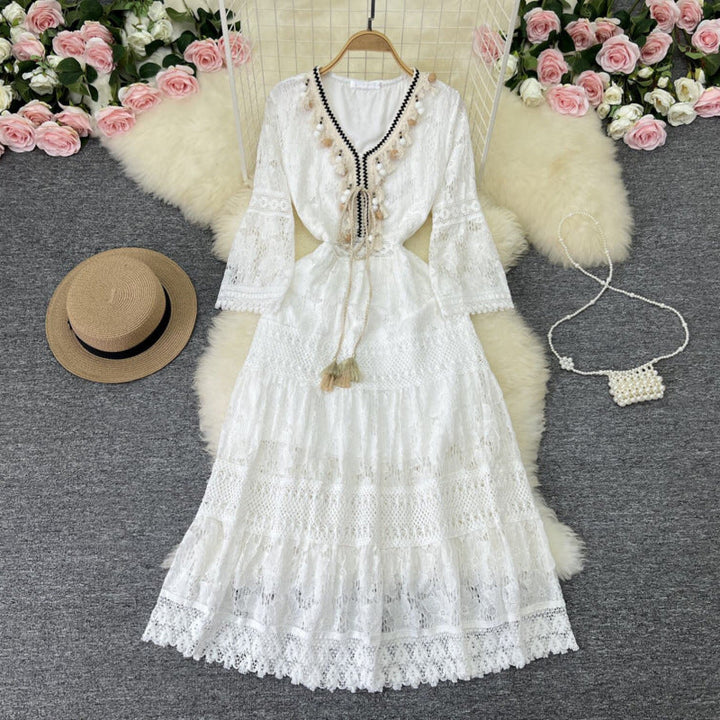 Bohemian Lace Dress with Elegant Style