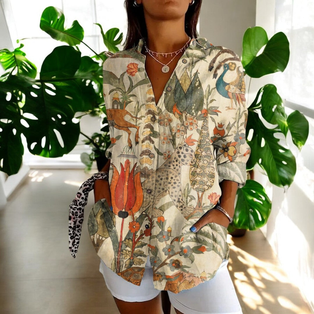 Timeless Elegance Vintage-Inspired Blouse