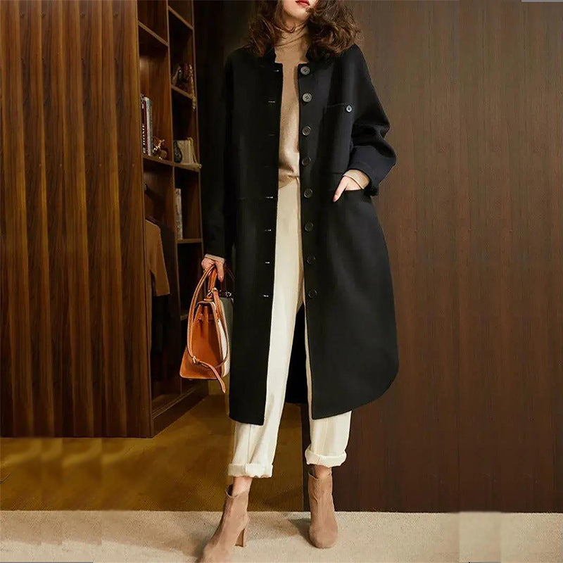 Liv | Stylish Long Trench Coat for Women – Winter