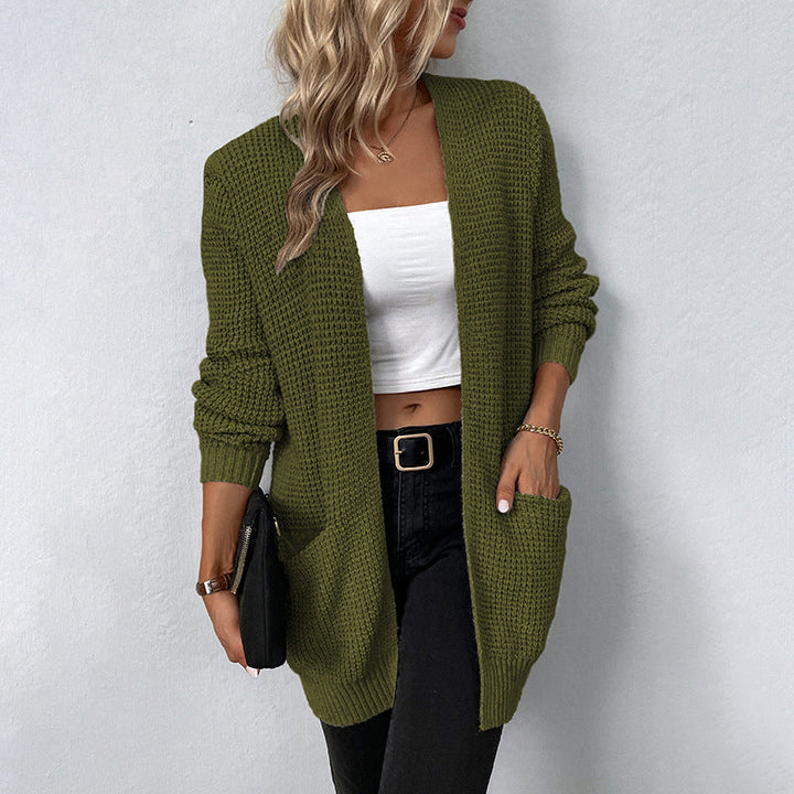 Women's knit open-front cardigan for ultimate comfort