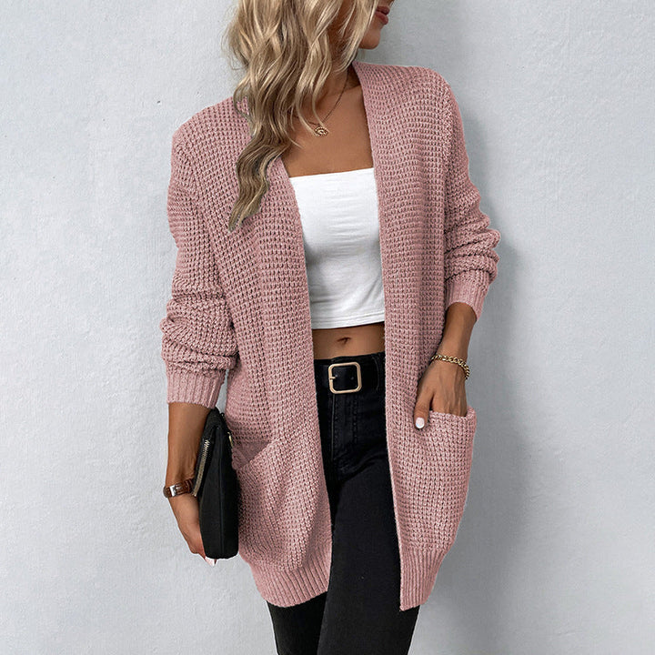 Women's knit open-front cardigan for ultimate comfort