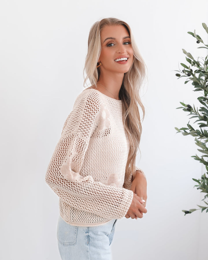 Pacino Knit Top - Oat
