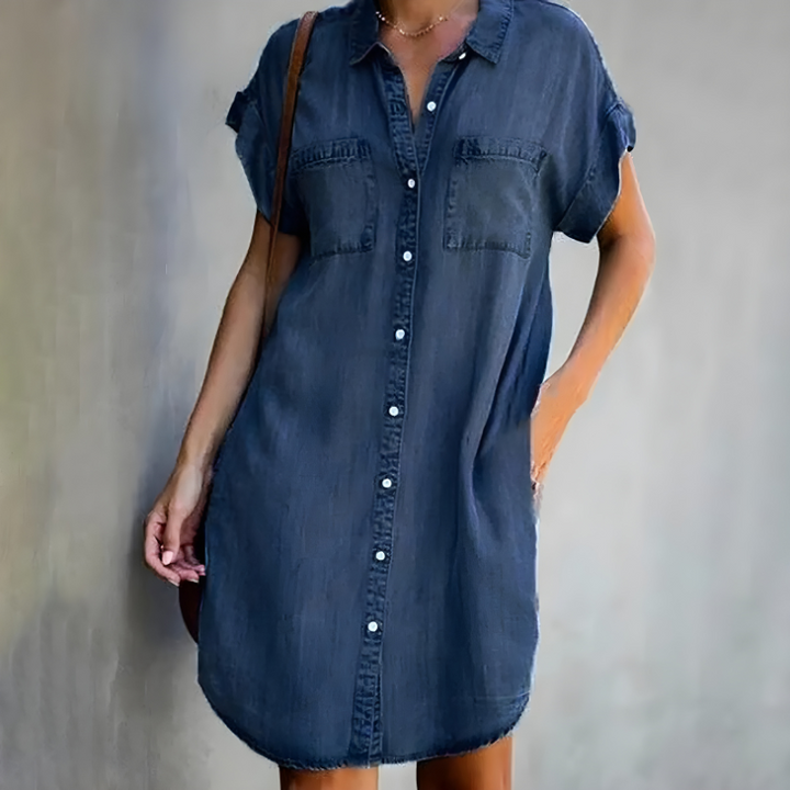 Elegant Dress with Flattering Waist Design