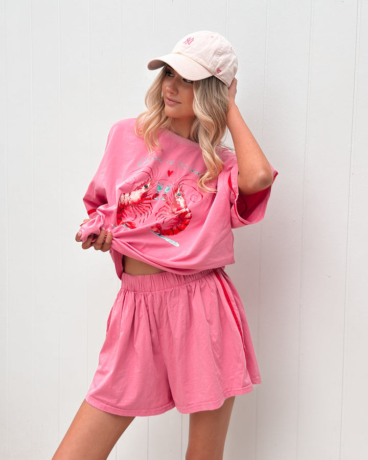 Roswell Shorts - Pink Stripe