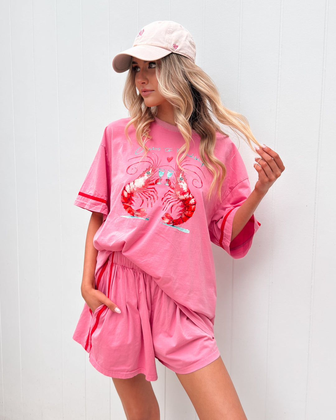 Roswell Shorts - Pink Stripe
