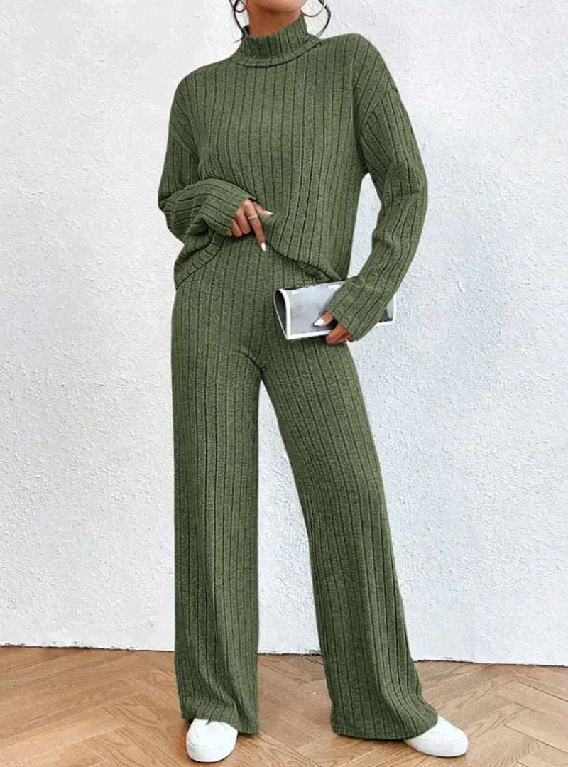 Cozy Women's Knitted Loungewear Set