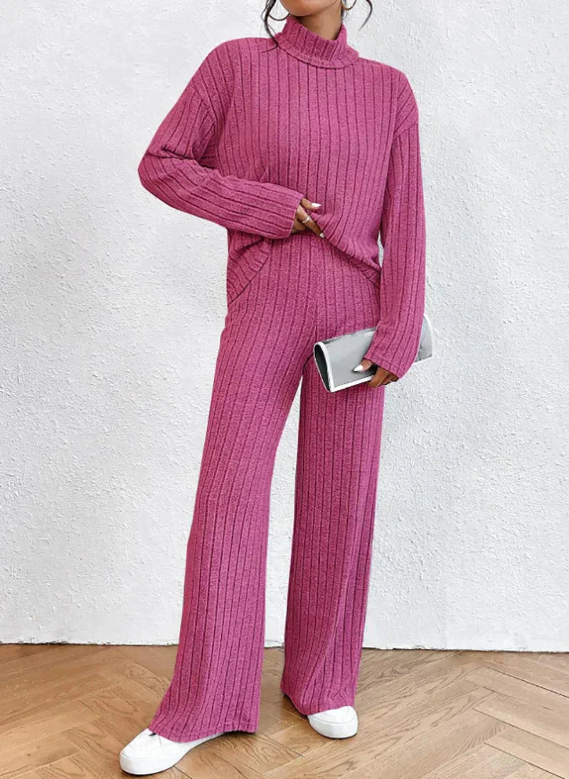 Cozy Women's Knitted Loungewear Set