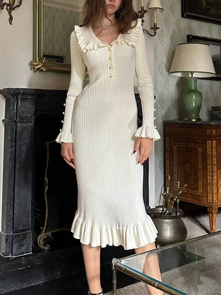 Elegant High-Waist Maxi Dress for Women