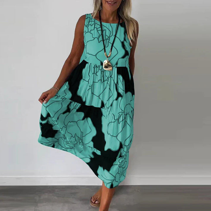 Elegant Long Sleeveless Dress for Occasions