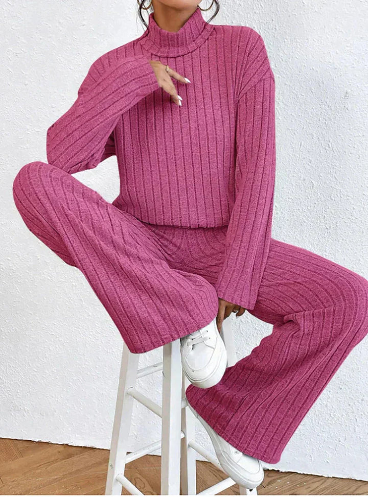 Cozy Women's Knitted Loungewear Set