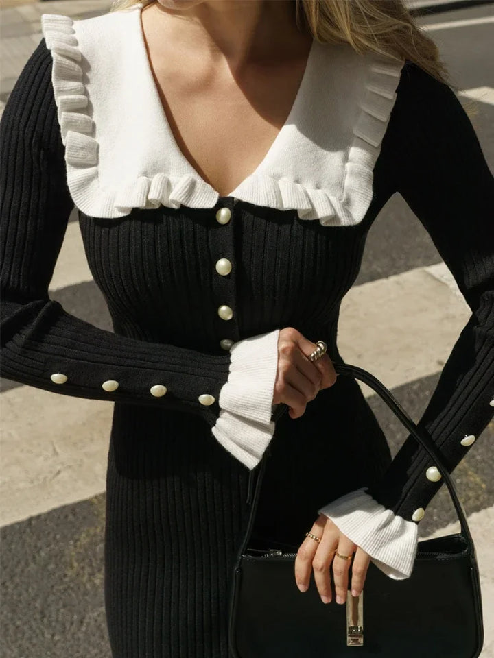 Elegant High-Waist Maxi Dress for Women