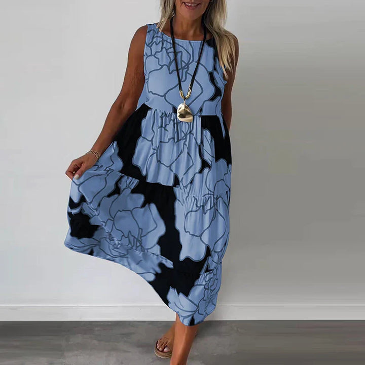 Elegant Long Sleeveless Dress for Occasions