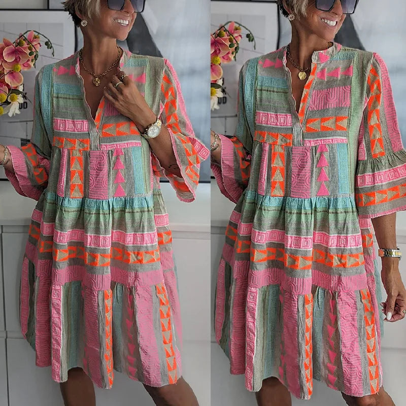 Elegant Floral Dress for Sunny Days