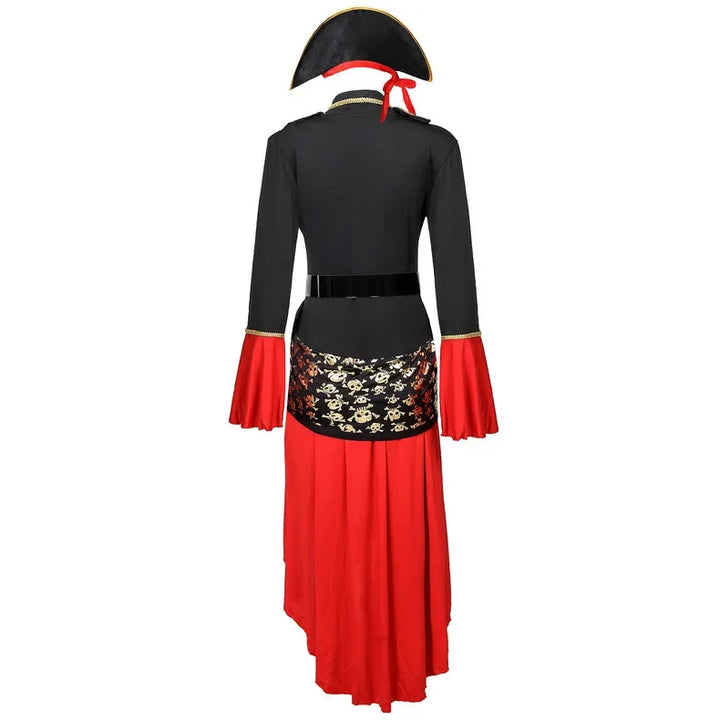 Pirate Captain Halloween Costume Dress Midi