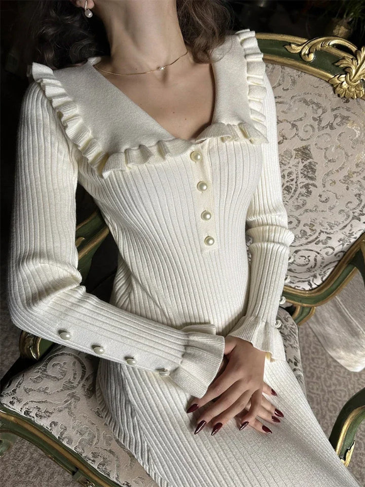 Elegant High-Waist Maxi Dress for Women