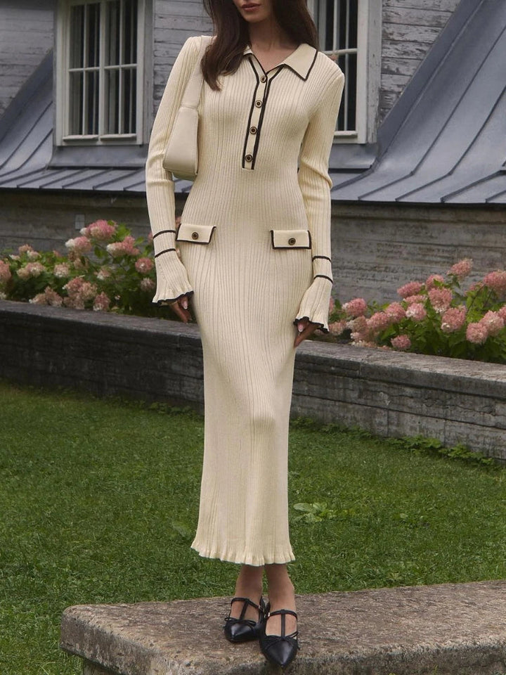 Elegant High-Waist Maxi Dress for Women